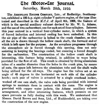 The Motor Car Journal of 26th March 1910.