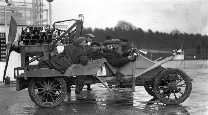 The WindBus at Brooklands fitted with the first 80hp A.B.C. V8