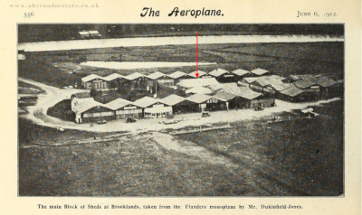 1912 A.B.C. brick building at Brooklands